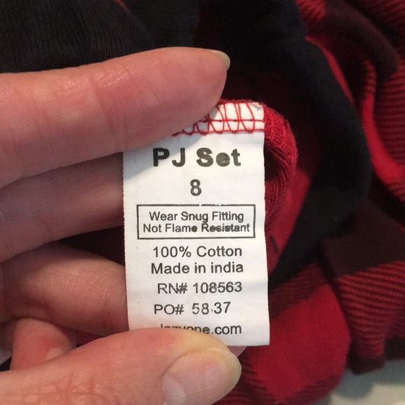 Host pick ⭐️- Super adorable girls cabin moose pajama set- size 8 - Picture 6 of 7